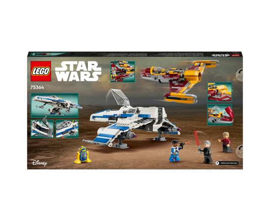 Конструктор LEGO Star Wars Истребитель Новой Республики E-Wing против Звездного истребителя Шин Хати 1056 деталей (75364), изображение 10 Конструктор LEGO Star Wars Истребитель Новой Республики E-Wing против Звездного истребителя Шин Хати 1056 деталей (75364), изображение 10
