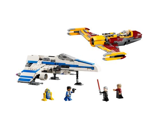 Конструктор LEGO Star Wars Истребитель Новой Республики E-Wing против Звездного истребителя Шин Хати 1056 деталей (75364), изображение 2 Конструктор LEGO Star Wars Истребитель Новой Республики E-Wing против Звездного истребителя Шин Хати 1056 деталей (75364), изображение 2