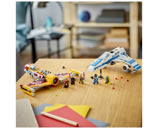 Конструктор LEGO Star Wars Истребитель Новой Республики E-Wing против Звездного истребителя Шин Хати 1056 деталей (75364), изображение 5 Конструктор LEGO Star Wars Истребитель Новой Республики E-Wing против Звездного истребителя Шин Хати 1056 деталей (75364), изображение 5