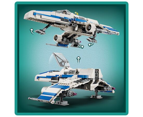 Конструктор LEGO Star Wars Истребитель Новой Республики E-Wing против Звездного истребителя Шин Хати 1056 деталей (75364), изображение 7 Конструктор LEGO Star Wars Истребитель Новой Республики E-Wing против Звездного истребителя Шин Хати 1056 деталей (75364), изображение 7