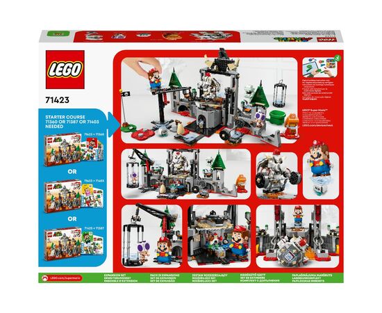 Конструктор LEGO Super Mario Битва в замке Драй Боузера. Дополнительный набор 1321 деталь (71423), изображение 10 Конструктор LEGO Super Mario Битва в замке Драй Боузера. Дополнительный набор 1321 деталь (71423), изображение 10