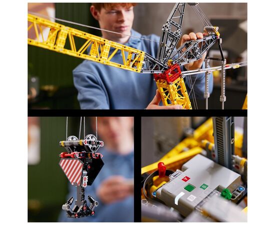 Конструктор LEGO Technic Гусеничний підйомний кран Liebherr LR 13000 2883 деталі (42146), зображення 7 Конструктор LEGO Technic Гусеничний підйомний кран Liebherr LR 13000 2883 деталі (42146), зображення 7
