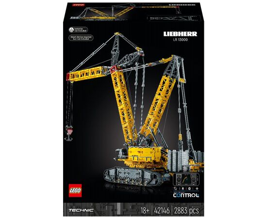Конструктор LEGO Technic Гусеничный подъемный кран Liebherr LR 13000 2883 детали (42146)