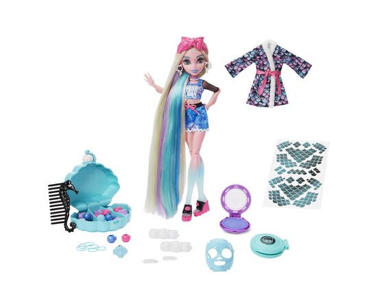 Кукла Monster High Монстро-СПА с Лагуной (HKY69), изображение 2 Кукла Monster High Монстро-СПА с Лагуной (HKY69), изображение 2