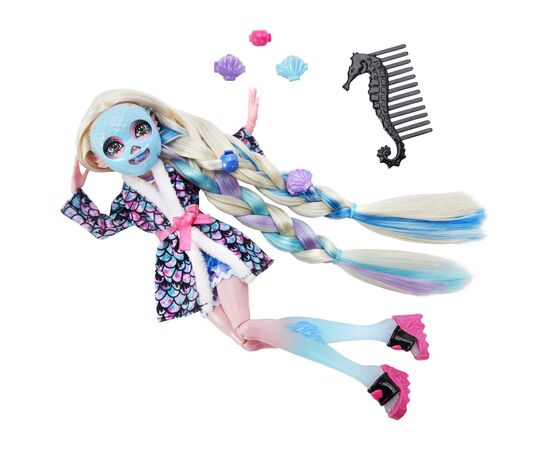 Кукла Monster High Монстро-СПА с Лагуной (HKY69), изображение 3 Кукла Monster High Монстро-СПА с Лагуной (HKY69), изображение 3