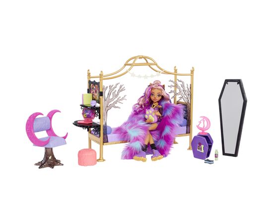Кукла Monster High Жуткая комната Клодин (HHK64), изображение 5 Кукла Monster High Жуткая комната Клодин (HHK64), изображение 5