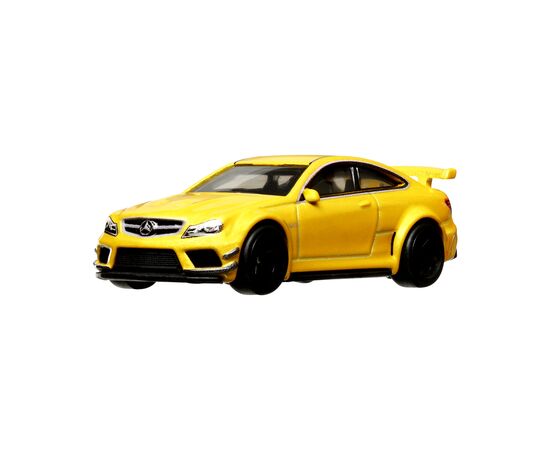 Машина Hot Wheels Коллекционная модель 12 Mercedes-Benz C63 AMG Coupe Black Series серии Премиальные авто (GJT68/HKF23)