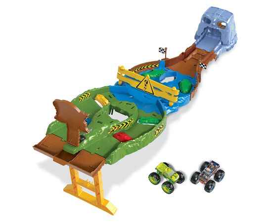 Автотрек Hot Wheels Гонки титанов серии Monster Trucks (HGV12), изображение 2 Автотрек Hot Wheels Гонки титанов серии Monster Trucks (HGV12), изображение 2