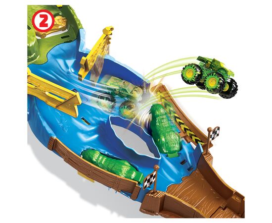 Автотрек Hot Wheels Гонки титанов серии Monster Trucks (HGV12), изображение 6 Автотрек Hot Wheels Гонки титанов серии Monster Trucks (HGV12), изображение 6