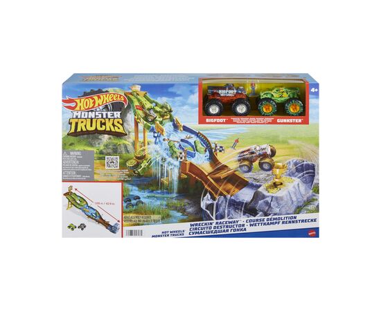 Автотрек Hot Wheels Гонки титанов серии Monster Trucks (HGV12), изображение 9 Автотрек Hot Wheels Гонки титанов серии Monster Trucks (HGV12), изображение 9