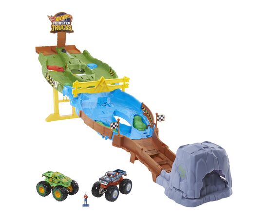 Автотрек Hot Wheels Гонки титанов серии Monster Trucks (HGV12)