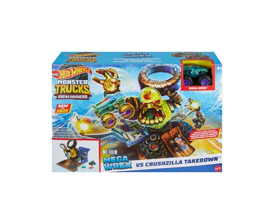 Автотрек Hot Wheels Атака Крашзилы серии Тренировочная арена (HPN71), изображение 5 Автотрек Hot Wheels Атака Крашзилы серии Тренировочная арена (HPN71), изображение 5