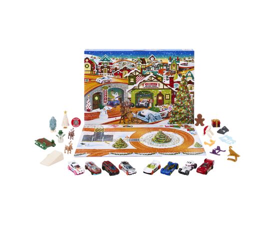 Игровой набор Hot Wheels Адвент-календарь (HKL74), изображение 2 Игровой набор Hot Wheels Адвент-календарь (HKL74), изображение 2