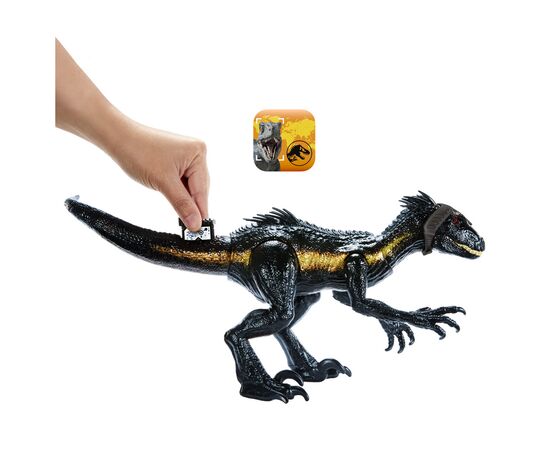 Фігурка Jurassic World динозавра Атака Індораптора (HKY11), зображення 4 Фігурка Jurassic World динозавра Атака Індораптора (HKY11), зображення 4