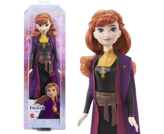 Кукла Disney Princess Анна из м/ф Ледяное сердце в образе путешественницы (HLW50), изображение 2 Кукла Disney Princess Анна из м/ф Ледяное сердце в образе путешественницы (HLW50), изображение 2