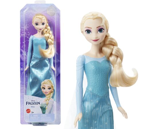 Кукла Disney Princess Эльза из м/ф Ледяное сердце в платье со шлейфом (HLW47), изображение 2 Кукла Disney Princess Эльза из м/ф Ледяное сердце в платье со шлейфом (HLW47), изображение 2