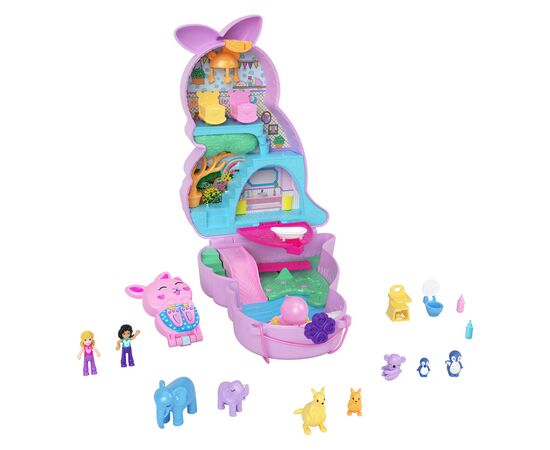 Кукла Polly Pocket Веселые приключения с кенгуру (HKV50), изображение 3 Кукла Polly Pocket Веселые приключения с кенгуру (HKV50), изображение 3