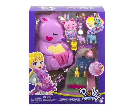 Кукла Polly Pocket Веселые приключения с кенгуру (HKV50)