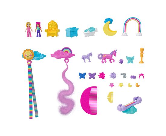 Кукла Polly Pocket Салон красоты единорога (HKV51), изображение 3 Кукла Polly Pocket Салон красоты единорога (HKV51), изображение 3
