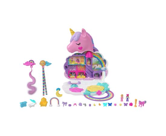 Кукла Polly Pocket Салон красоты единорога (HKV51), изображение 4 Кукла Polly Pocket Салон красоты единорога (HKV51), изображение 4
