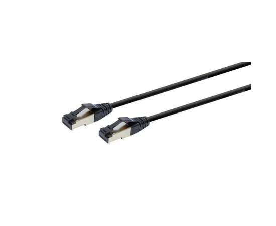 Патч-корд 0.5м, S/FTP, cat 8, литий, 50u", CU, AWG 27, LSZH, black Cablexpert (PP8-LSZHCU-BK-0.5M), зображення 2 Патч-корд 0.5м, S/FTP, cat 8, литий, 50u", CU, AWG 27, LSZH, black Cablexpert (PP8-LSZHCU-BK-0.5M), зображення 2