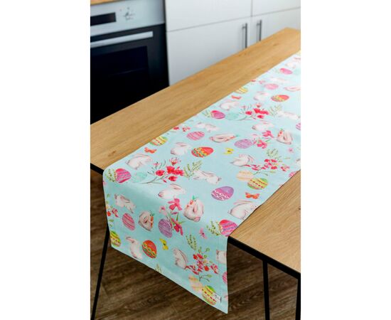 Дорожка на стол Прованс Писанка голубая 140х40 см (4823093445024), изображение 2 Дорожка на стол Прованс Писанка голубая 140х40 см (4823093445024), изображение 2