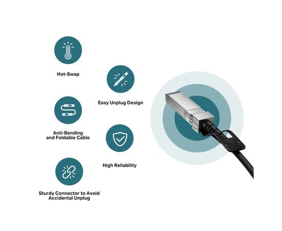 Патч-корд TP-Link TL-SM5220-1M, зображення 6 Патч-корд TP-Link TL-SM5220-1M, зображення 6