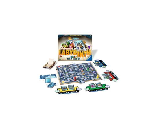 Настільна гра Ravensburger Божевільний лабіринт. Командне видання (Labyrinth – Team Edition) англійська (PS088), зображення 2 Настільна гра Ravensburger Божевільний лабіринт. Командне видання (Labyrinth – Team Edition) англійська (PS088), зображення 2