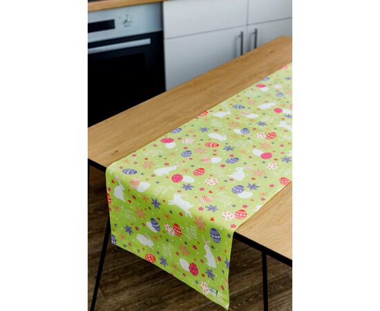 Доріжка на стіл Прованс Писанка зелена 140х40 см (4823093445017), зображення 2 Доріжка на стіл Прованс Писанка зелена 140х40 см (4823093445017), зображення 2
