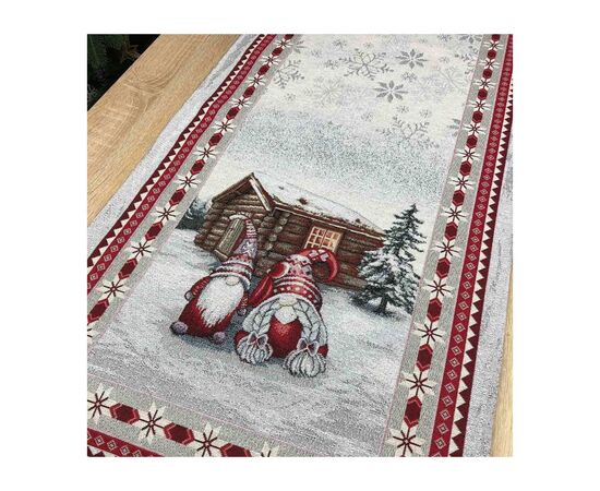 Дорожка на стол Прованс гобеленовая новогодняя Snowfall 100х35 см (4823093433366), изображение 2 Дорожка на стол Прованс гобеленовая новогодняя Snowfall 100х35 см (4823093433366), изображение 2