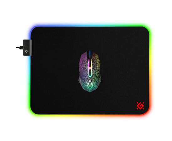 Коврик для мышки Defender XXL Light Black (50565), изображение 2 Коврик для мышки Defender XXL Light Black (50565), изображение 2