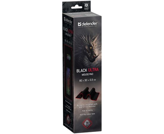 Килимок для мишки Defender Ultra Black (50561), зображення 8 Килимок для мишки Defender Ultra Black (50561), зображення 8
