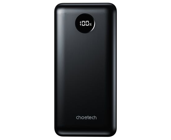 Батарея універсальна Choetech 20000mAh, PD/3.0/45W, QC/3.0/18W, USB-C, 2*USB-A (B653-CCBK)