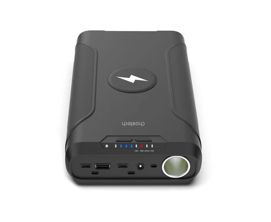 Батарея универсальная Choetech 69600mAh, PD/3.0/65W, out:Car/12V/15A, in-out:DC/5-24V/2A, QI10W, QC/18W, 2*UCB-C (B661-EUBK), изображение 3 Батарея универсальная Choetech 69600mAh, PD/3.0/65W, out:Car/12V/15A, in-out:DC/5-24V/2A, QI10W, QC/18W, 2*UCB-C (B661-EUBK), изображение 3