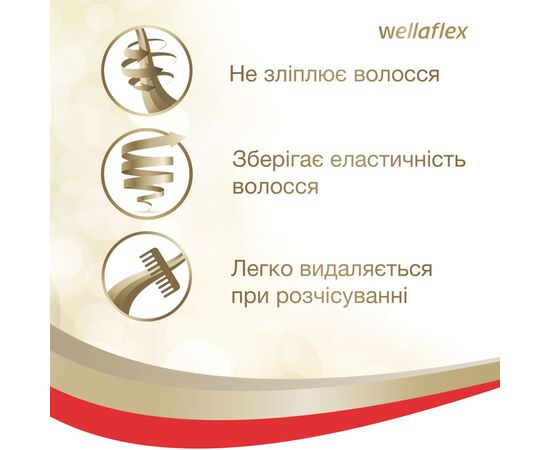 Мусс для волос WellaFlex для горячей укладки сильной фиксации 200 мл (4064666230900), изображение 4 Мусс для волос WellaFlex для горячей укладки сильной фиксации 200 мл (4064666230900), изображение 4