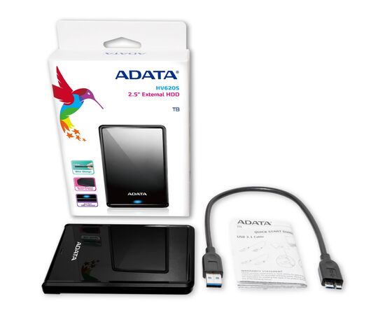 Внешний жесткий диск 2.5" 4TB ADATA (AHV620S-4TU31-CBK), изображение 5 Внешний жесткий диск 2.5" 4TB ADATA (AHV620S-4TU31-CBK), изображение 5