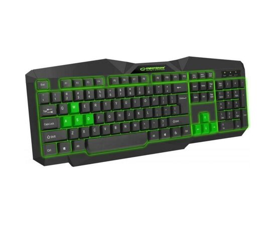 Клавиатура Esperanza EGK201 Green USB LED (EGK201GUA)