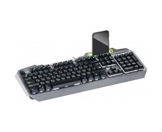 Клавиатура Defender Stainless steel GK-150DL RU RGB (45150), изображение 2 Клавиатура Defender Stainless steel GK-150DL RU RGB (45150), изображение 2