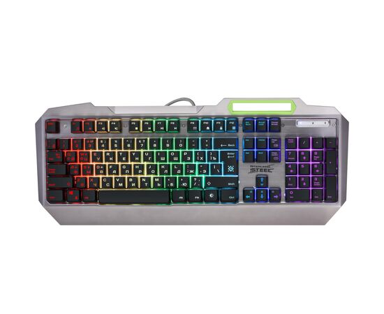 Клавиатура Defender Stainless steel GK-150DL RU RGB (45150)