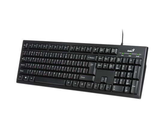 Клавиатура Genius Smart KB-101 USB Black Ukr (31300006410), изображение 2 Клавиатура Genius Smart KB-101 USB Black Ukr (31300006410), изображение 2
