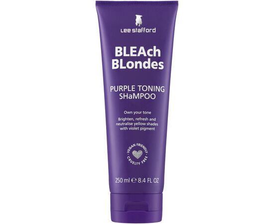 Шампунь Lee Stafford Bleach Blondes Purple Toning для осветленных волос 250 мл (5060282705777)