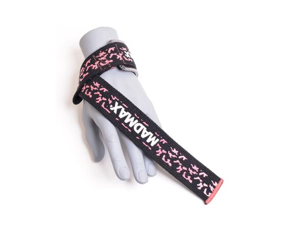Кистевые лямки MadMax MFA-275 Camo Power Wrist Straps Camo/Pink (MFA-275-PNK-U), изображение 2 Кистевые лямки MadMax MFA-275 Camo Power Wrist Straps Camo/Pink (MFA-275-PNK-U), изображение 2