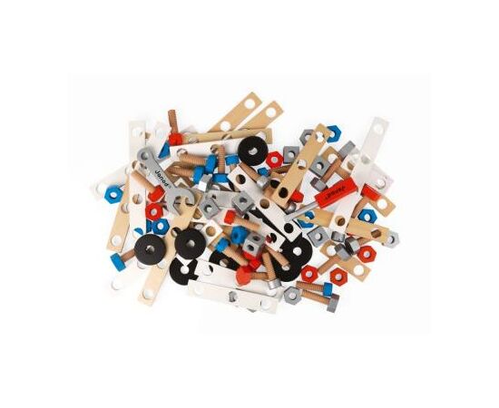 Конструктор Janod деревянный DIY 50 эл. (J06480), изображение 3 Конструктор Janod деревянный DIY 50 эл. (J06480), изображение 3