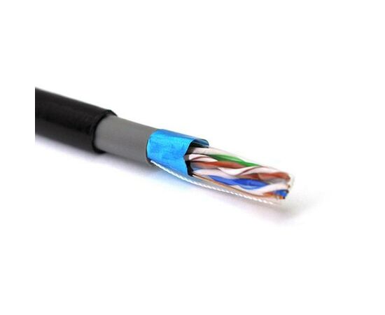 Кабель мережевий Merlion FTP 305м КНПЕ (4*2*0,51) 4Р 24AWG [СCA] Black (03496)