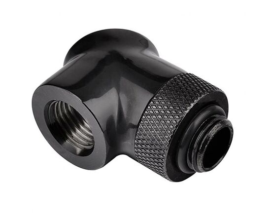 Фітинг для СВО ThermalTake Pacific G1/4 90 Degree Adapter - Black (CL-W052-CU00BL-A), зображення 3 Фітинг для СВО ThermalTake Pacific G1/4 90 Degree Adapter - Black (CL-W052-CU00BL-A), зображення 3