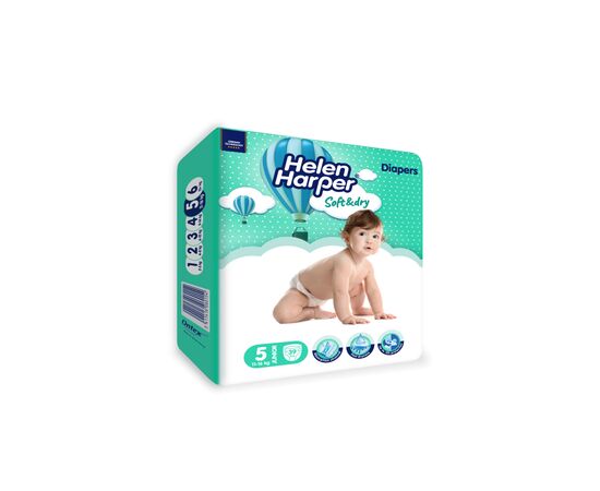 Подгузники Helen Harper Soft&Dry New Junior Размер 5 (11-16 кг) 39 шт (2316778), изображение 6 Подгузники Helen Harper Soft&Dry New Junior Размер 5 (11-16 кг) 39 шт (2316778), изображение 6