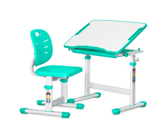 Парта со стулом Evo-kids Green (Evo-06 Ergo Z), изображение 2 Парта со стулом Evo-kids Green (Evo-06 Ergo Z), изображение 2