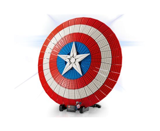Конструктор LEGO Marvel Щит Капитана Америка 3128 деталей (76262), изображение 5 Конструктор LEGO Marvel Щит Капитана Америка 3128 деталей (76262), изображение 5