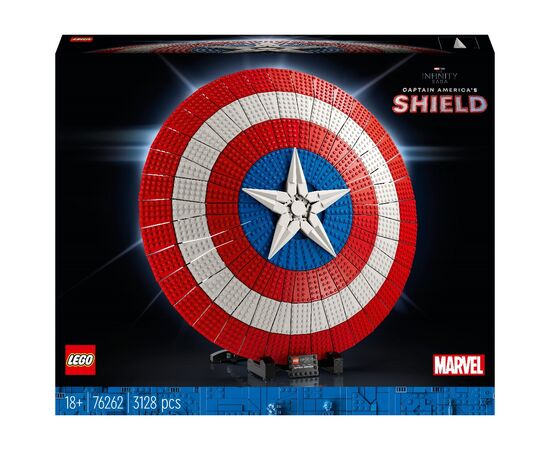 Конструктор LEGO Marvel Щит Капітана Америка 3128 деталей (76262)