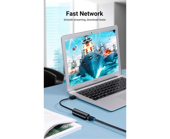Переходник USB 2.0 to Ethernet RJ45 100Mb Vention (CEGBB), изображение 6 Переходник USB 2.0 to Ethernet RJ45 100Mb Vention (CEGBB), изображение 6